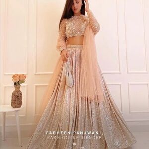 Elegant Sequin Lehenga Set